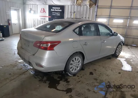 2016 Nissan Sentra S из США, поврежденный, VIN 3N1AB7AP9GY282936